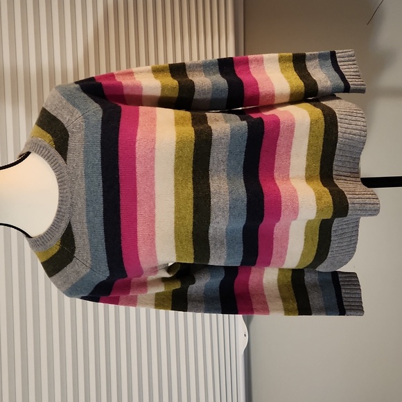 Tabitha Webb multi-coloured striped crew neck sweater, size medium - Picture 1 of 7